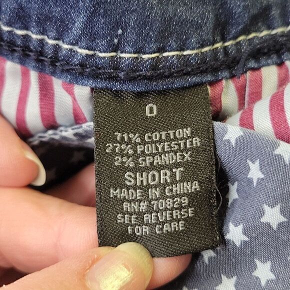 Rue21. Short shorts. Americana. Size 0. EUC - Picture 8 of 9